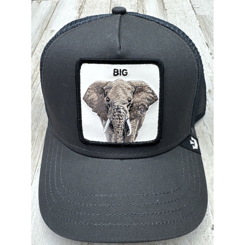 Goorin The Farm trucker Hat Cap The Big Elephant Patch Mesh Back Big AL Bama Fan